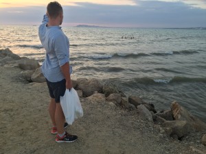 Закат в Албании. На море, Дуррес