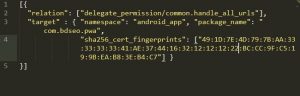 Как сделать Digital Assets Links на сайте и android приложении